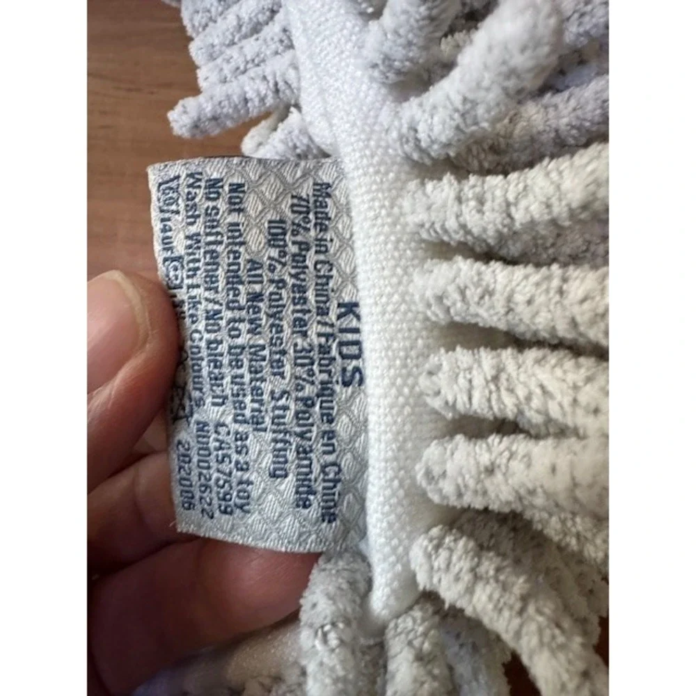 NORWEX CHENILLE Hand‎ Towel Snowman Pet to Dry Christmas EUC Purple Bathroom